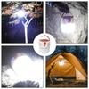 1 Piece 24/42Led Solar Rechargeable Camping Lantern With Usb Charging Emergency Night Outdoor Portable Rechargeable Light Waterproof