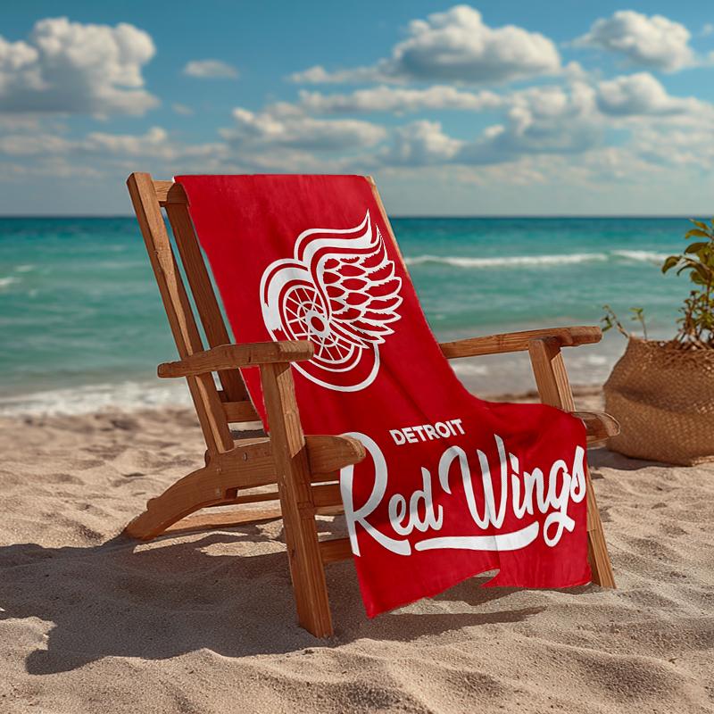 RedWings Fashion Beach Towel: Ideal for Summer Adventures Soft, absorbent and quick drying suitable for swimming and bathing