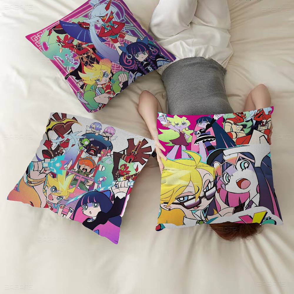 Classic Anime P-Panty And S-Stocking Pillow Cushion Cover Pillowcase Living Room Sofa Home Decor