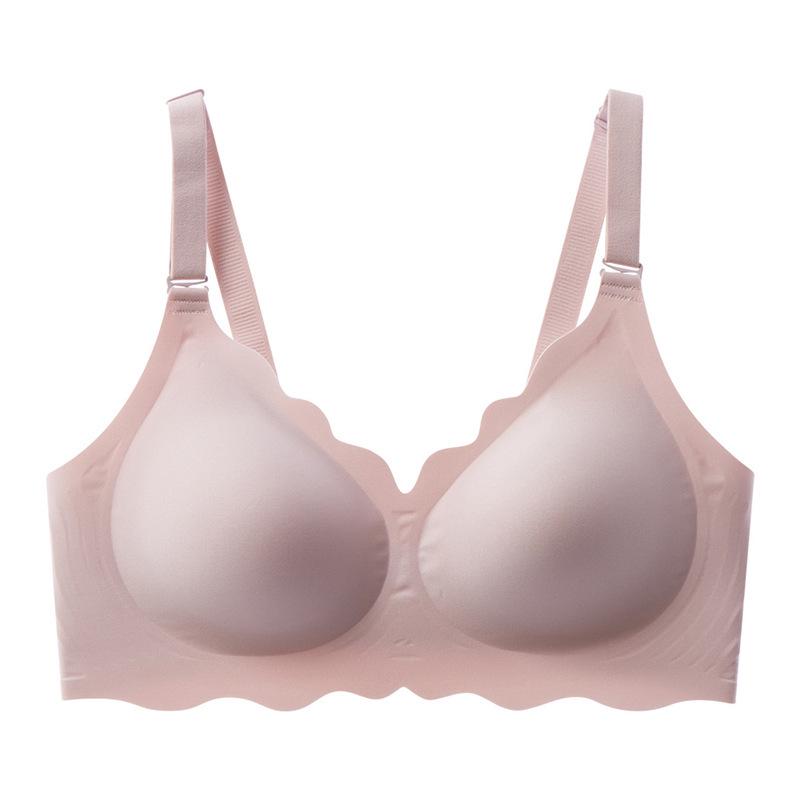 

Бесшовный бюстгальтер с мягкой поддержкой большого размера для женщин - Европейский и американский стиль высокого класса XXL [160-180 lbs]
