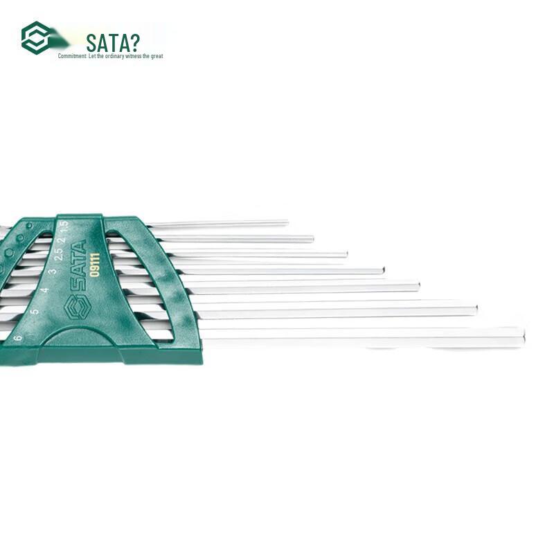 SATA 7-Piece Extra-Long Hex Key Wrench Set