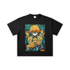 260 GSM Double Yarn 32 Count 100% Cotton Demon Slayer V100 Zenitsu Print Unisex Heavy Cotton T Shirt