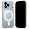 For iPhone 17 Pro Clear Phone Case WANLONFENG LM Series Compatible with MagSafe with Screen Film (Big Lens Hole)