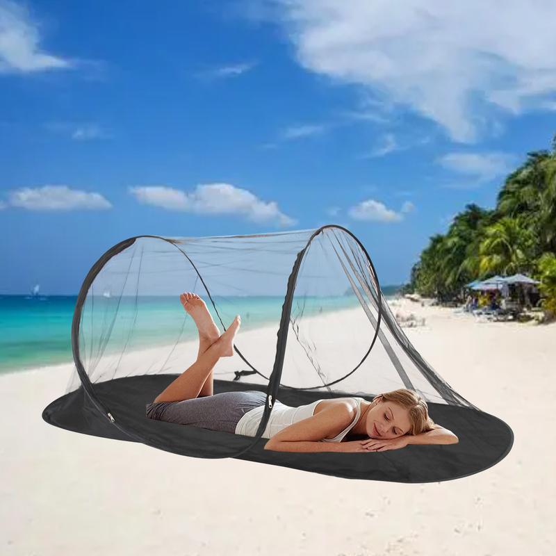 

New Outdoor Camping Anti-Mosquito Tent Mat Portable Outdoor Boat Type Free Installation Hand Thrown Travel Mosquito Net помаранчевий