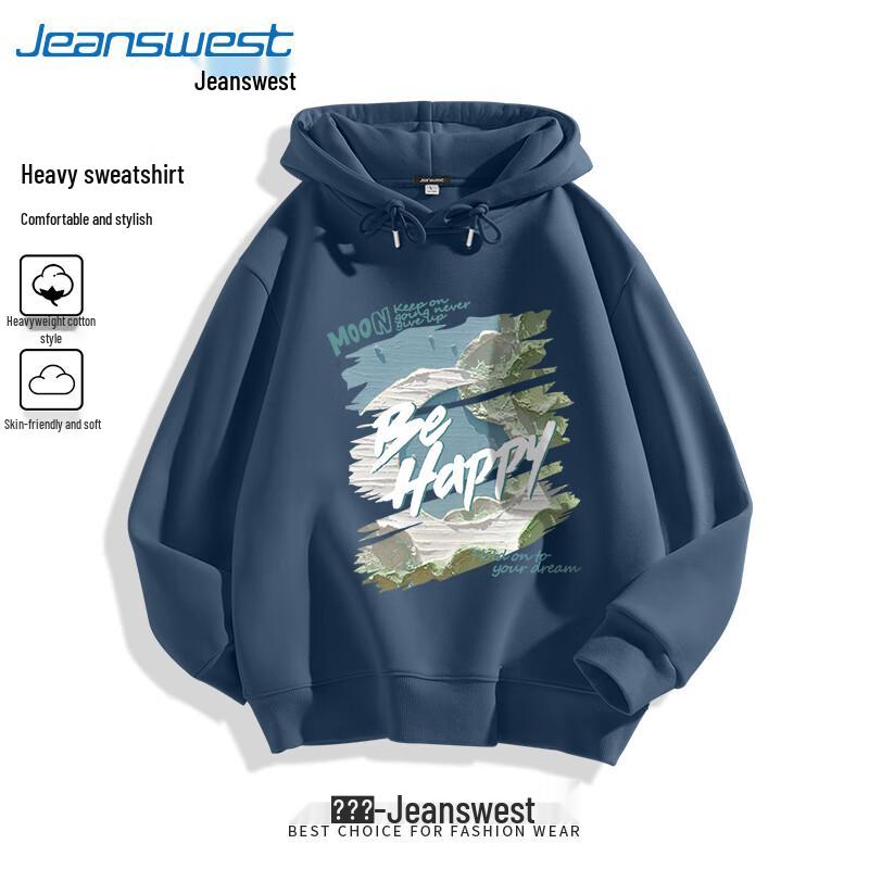 Jeanswest Unisex Oil Painting Hooded Sweatshirt