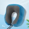 Memory Cotton U-shaped Travel Pillow Ergonomic Compliance Aircraft Office Headrests Relieve Neck Pressure with A Variety of Colors To Choose From