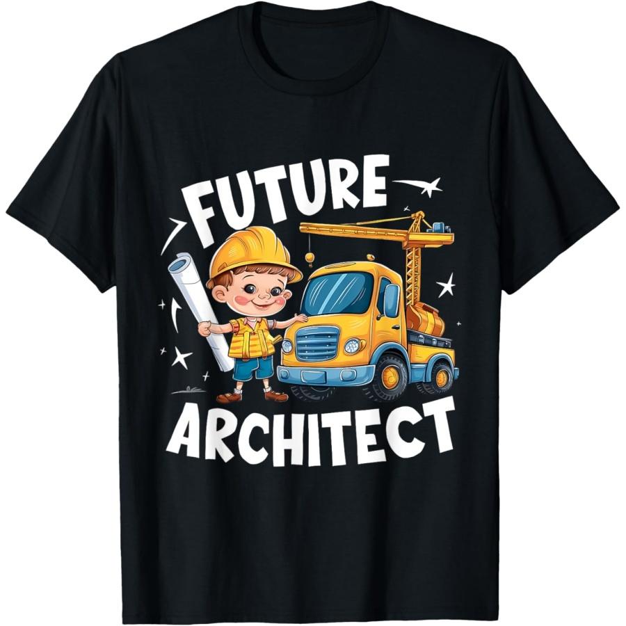 Funny Architect Shirts For Kids Boys Future Architect T-Shirt S