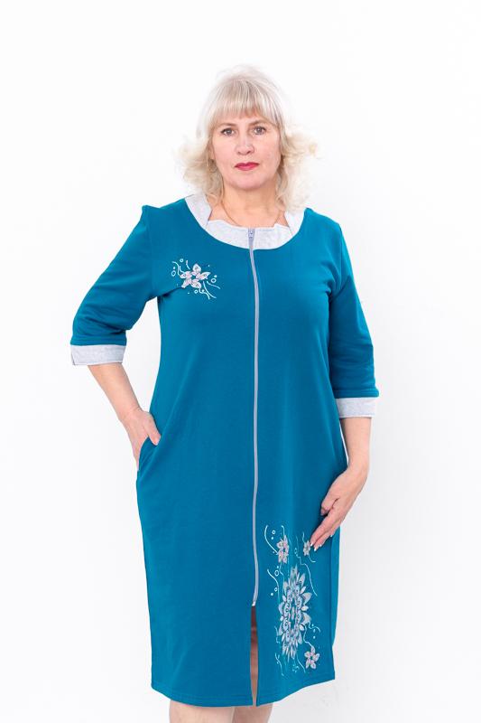 Halat Fleece cu Fermoar pentru Femei – Material Moale & Imprimeu Elegant, Sezon Mediu, 8004-023-33 HC