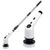 Electric 8-in-1 Retractable Cleaning Brush with LCD Display