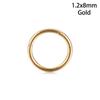 1Pc Fashion Jewelry Open Hinged Segment Piercing Septum Lip Ring Nose Hoop Ear Helix Tragus