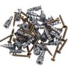 54pcs Prevent Loose Screw Assortment Kit Self-Drilling Wall Screws Set  Home Improvement