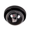 Red LED Sensor Light Up Fake Dummy Dome Surveillance Monitor Security Camera