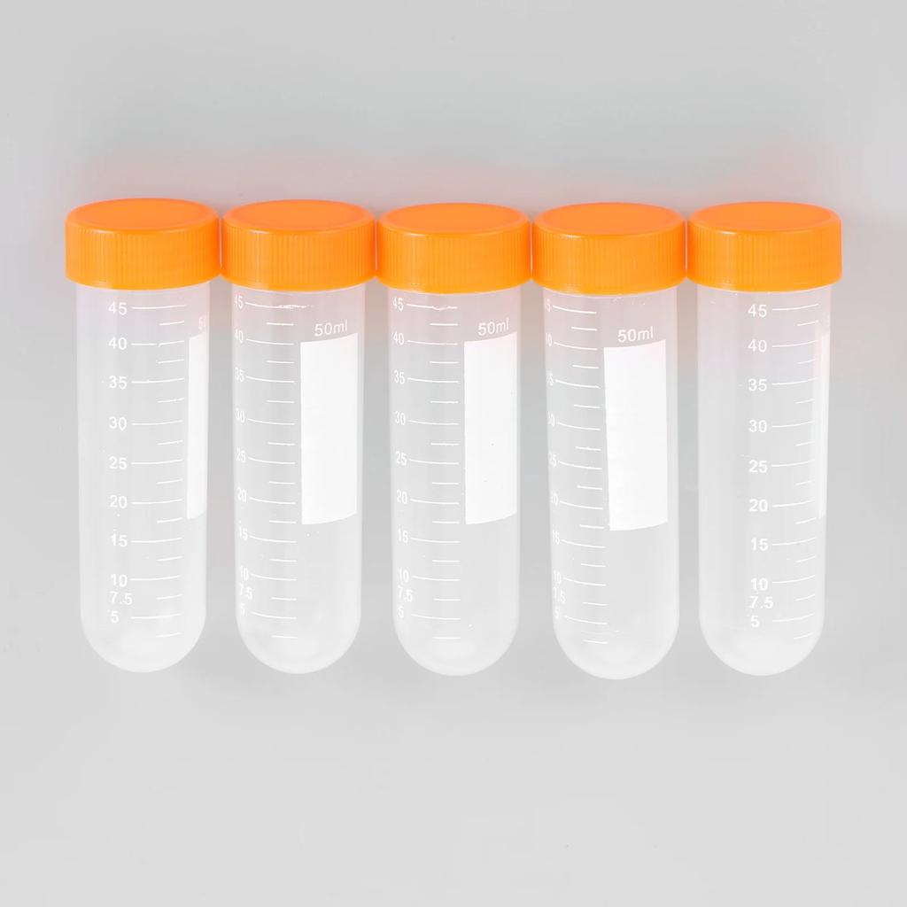 5Pc 5/10/15//45/50ml Embroidery Felting Bottle Cross-stich Sewing Needle Box Bead Pins Case Sewing Needle Containers Holder Tube