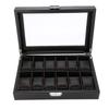 Woven Pattern Watch Storage Case Carbon Fiber Texture Watch Display Box  Watch Collection