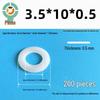 Thickened Nylon Plastic Flat Washer: Hard Plastic Gasket M2-M16