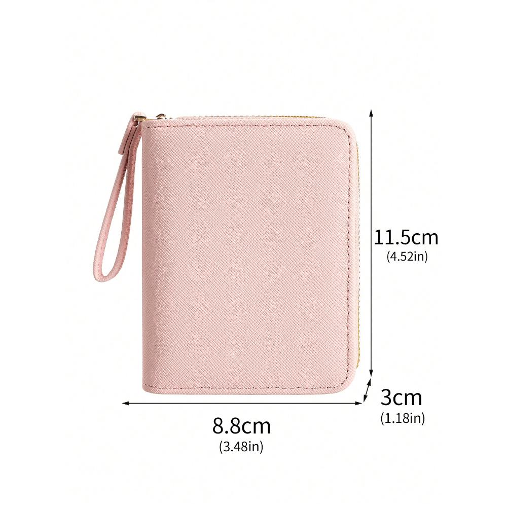 Large Capacity Women's Wallet Women's Zipper Coin Purse Minimalist Wallet For Women Mini Purse Leather