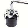 Universal Adjustable Oil Filter Wrench From 2-1/2 inch to 4.5 inch Oil Filter Wrench Tool Set With 3 Jaw Uninstall Removal Key