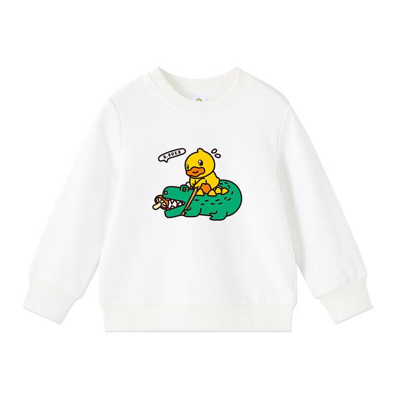 B.Duck Boys  Cartoon Pullover Sweatshirt 110