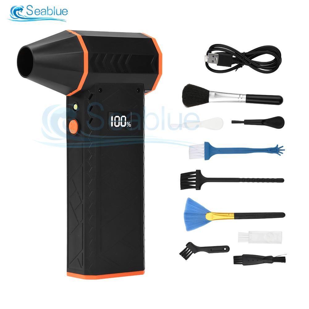 180000 RPM Brushless Motor Electric Violent Blower Fan High-Speed Violent Fan Type-C USB Rechargeable Powerful Dust Blower