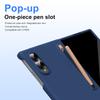 Für Samsung Galaxy Z Fold8 Hülle luxuriöses Hautgefühl faltintegrierter Stifthalter mit gehärteter Folie Abdeckung für ZFold 8 WIDE Funda