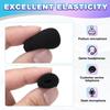 uxcell Mini Foam Microphone High Microphone Foam Cover for and Conferences 10-Pack Windscreens, 15x20mm, Density, Black, Cover, Streaming, Stage,