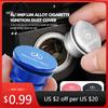 Hot Car Sticker For Mercedes Benz Car Cigarette Lighter Dust Proof Protect Cover Lighter Button W211 W124 W176 W177 C180 C200 C2