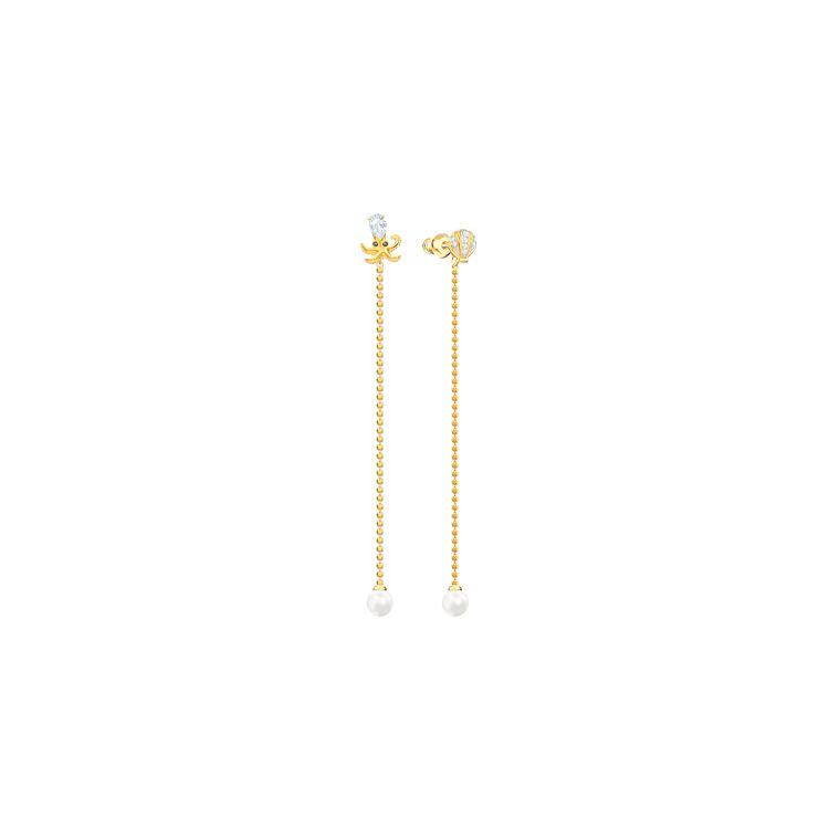 Swarovski Ocean Octopus Shell Metal Earrings Women earrings 5462583 Box (Random Color)