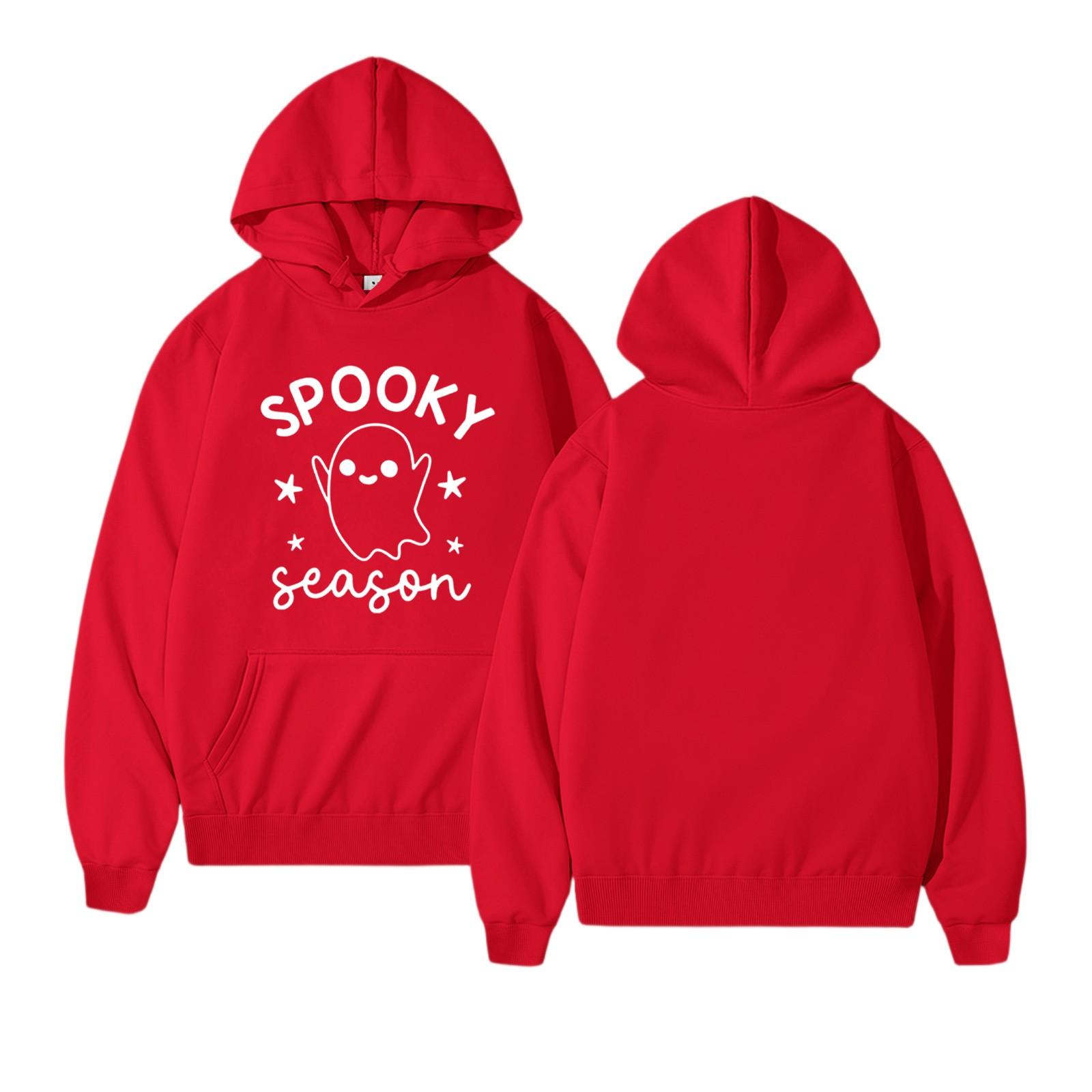 

Женские толстовки, осенняя мода, свитшоты с принтом, повседневная толстовка с длинным рукавом, свободная толстовка, осенняя толстовка S красный