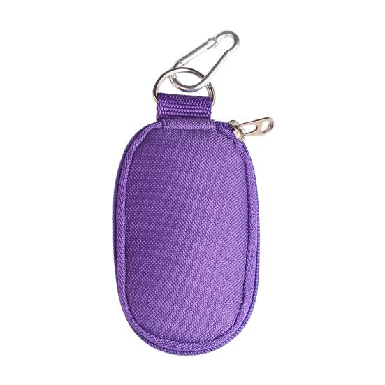 

Сумка для хранения, большая емкость, застежка-молния, защита от падения, удобная сумка для хранения бутылок с эфирным маслом, 10 сеток, товары для дома синий