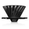 Coffee Conical Cup Fast Ink Black Dripper, Shape, Heat-Resistant Glass, 1-4 Capacity, Stylish, Extraction,
