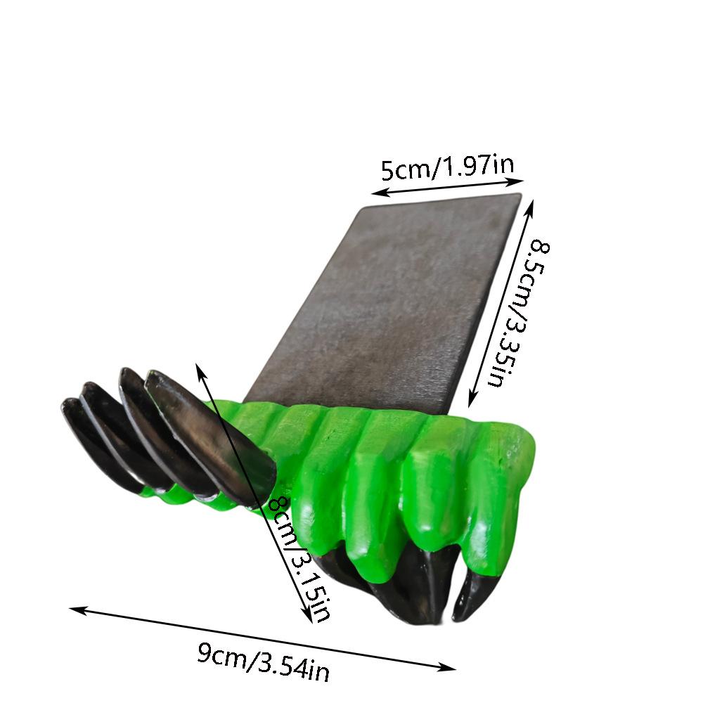 Halloween Claw Bookmark Resin Hand Sculpture Desk Decor Ornament Spooky Gothic Gift