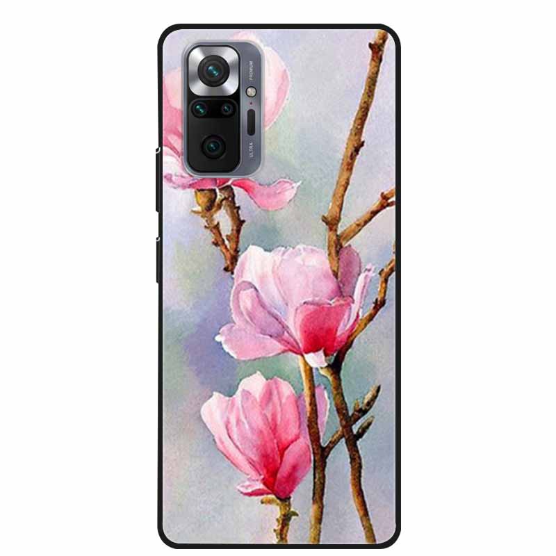 Per Xiaomi Redmi Note 10 Pro Custodia Moda Morbido Silicone Cover per Telefono per Redmi Note10 Pro Max Coque M2101K6G Paraurti Cool Funda