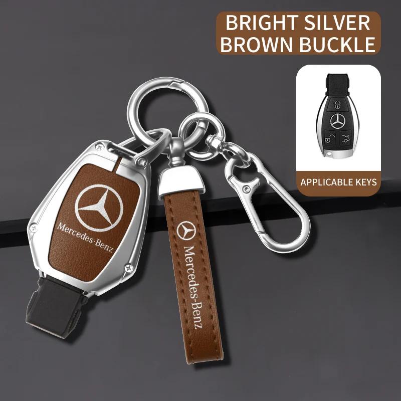 AABHZ1 Car Key Case Cover Shell Fob Accessories For Mercedes Benz W204 W463 W176 W251 W205 A200 A260 A C R G Class GLA CLA GLK GLC CLS