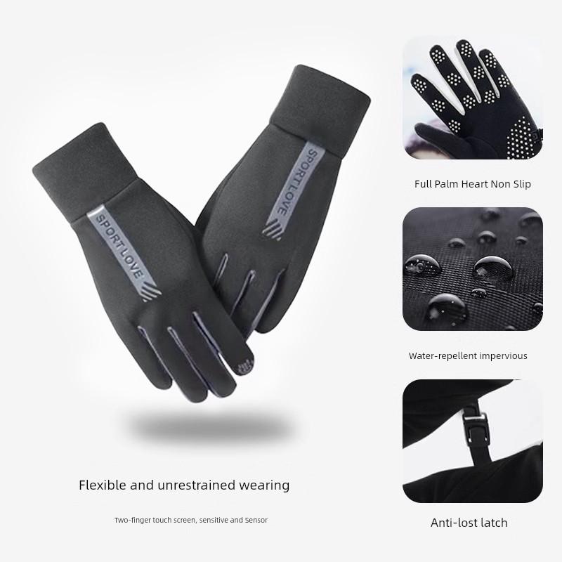 Cycling Gloves Female Winter Cycling Skiing Hiking Heattech Women's Gloves Male Driving Men Winter Windproof Girl