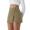 2025 High-Waisted Corduroy Mini Skirt with Shorts – Fashionable Autumn Style for Women