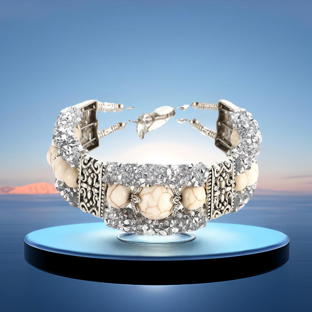 Exquisite Handmade Turquoise Bead Bracelet For Women And Men Original Design