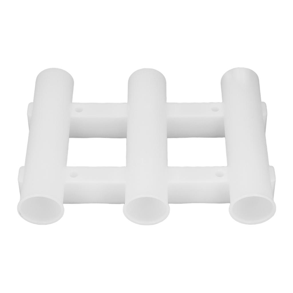 Angelrutenhalter ABS 3 Röhren Stangenhalter Halterung Angelzubehör für Süßwasser Meerwasser Kajak