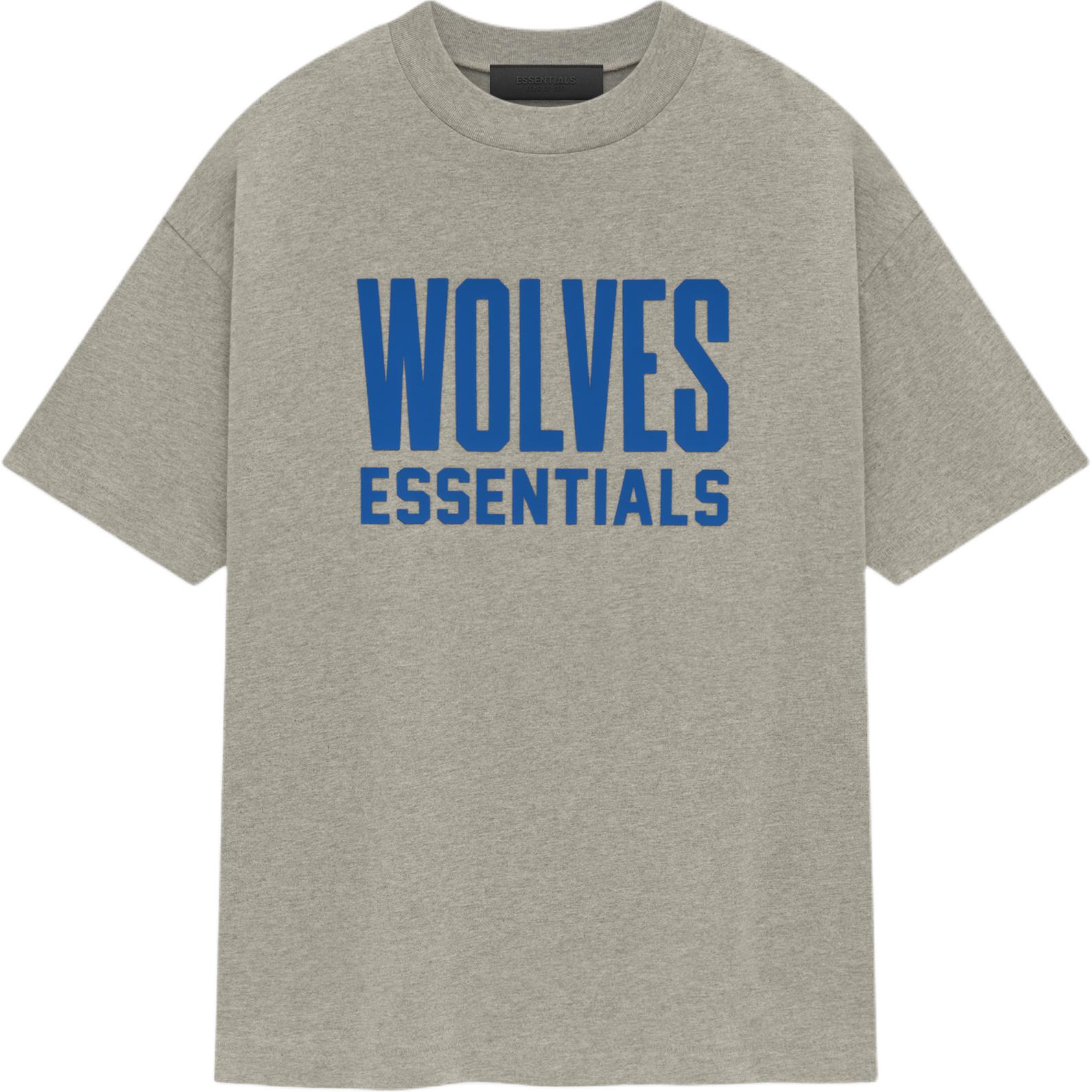 

Fear of God Футболка Essentials x NBA Minnestota Timberwolves серо-синяя унисекс 125AL244107F XS
