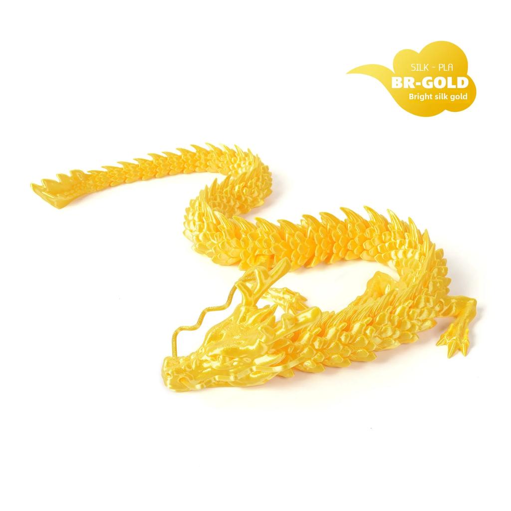 New 30cm 3D printed Chinese dragon Shenlong crafts ornamentsToy joint movable dragon Model Home Office Decoration Decor Gifts