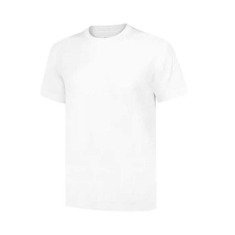 Li-Ning Unisex Pure White Round Neck Sport T-Shirt 3XL