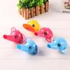 Anti-splash Trough Cartoon Faucet Extender Soft Faucet Extender Children's Hand Washing Extende Duck Elephant Faucet Accessories