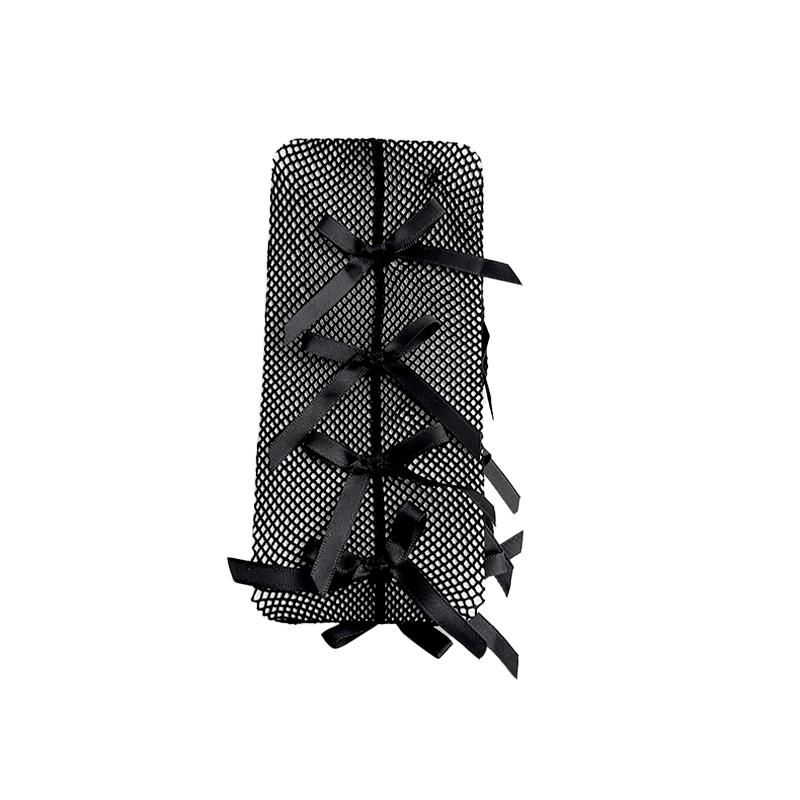 1Pair Stocking Spring and Summer Pantyhose Thin Girl's Hosiery Lolita Cotton Bow