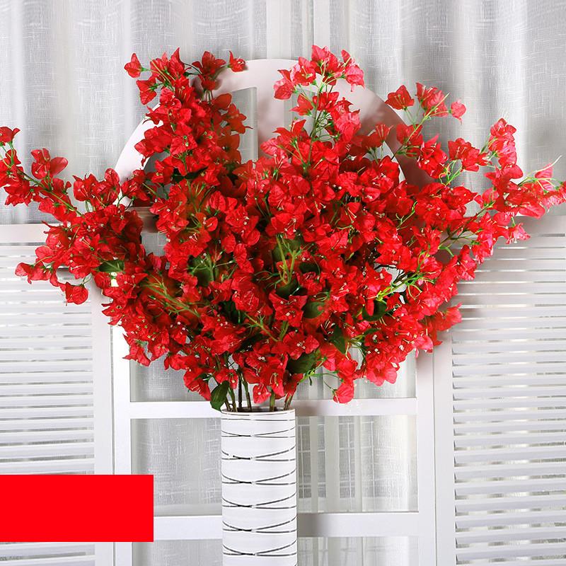 New home flower arrangement artificial bougainvillea filigree fake flower wedding decoration DIY party arch decoration