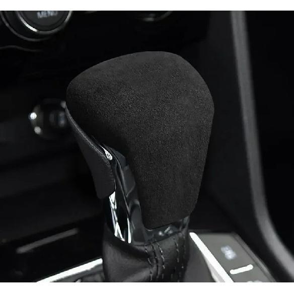 Car Gear Shift Knob Head Cover For Volkswagen VW Teramont X Tiguan X L Phideon Viloran 2017+ Alcan tara lGear Shifter Shell Trim