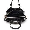 Large Capacity Tote Bag Women PU Leather Crossbody Shoulder With Zip Inner Pockets
