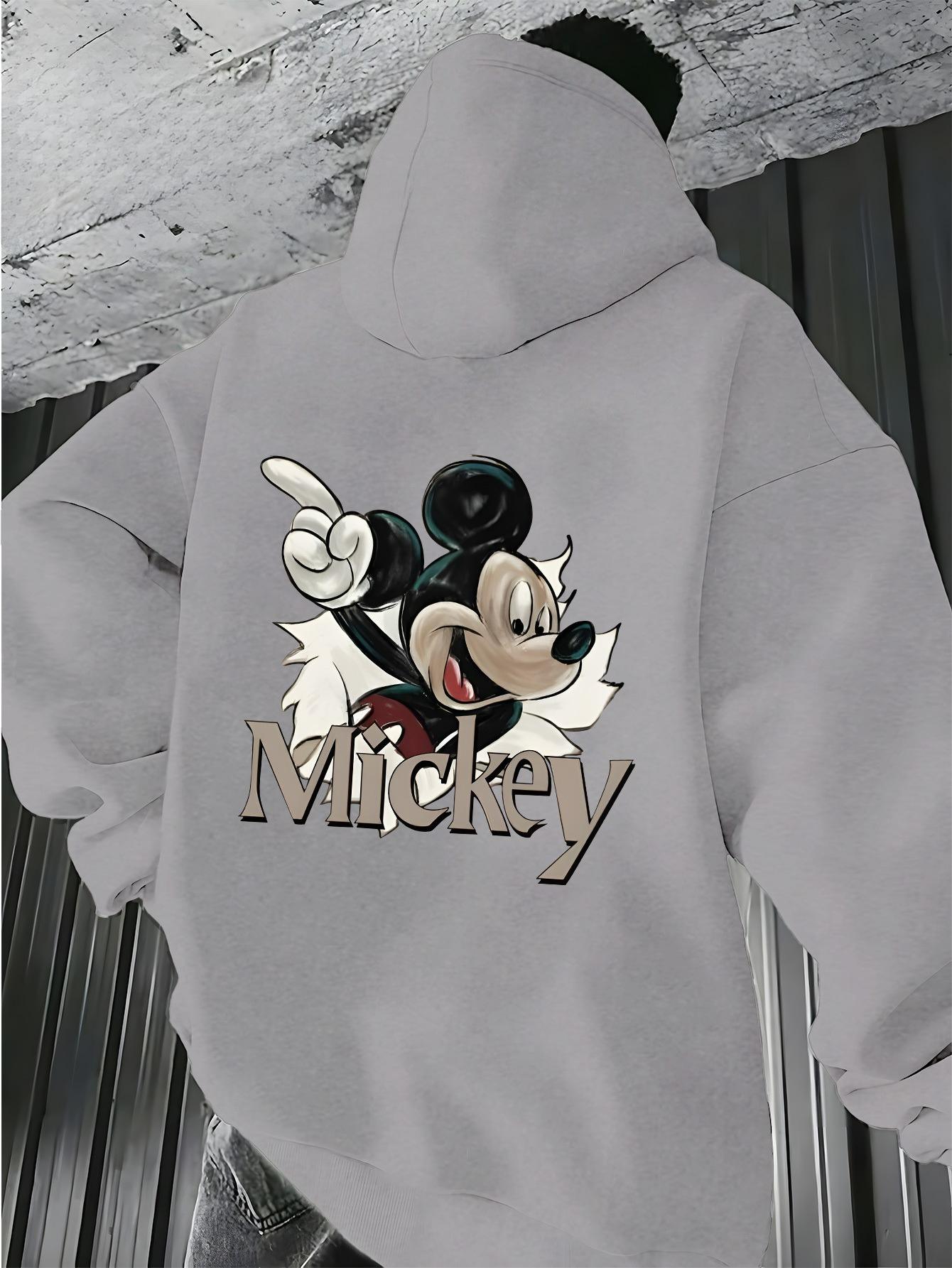 

Family Parent-child Outfit Mickey Mouse Minnie Boy Girl Kids Men Women Couple Hoodie Autumn Winter Sweater Oversized Long Sleeve 3XL