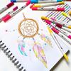 Ohuhu Illustration Pens, 60 Colors, Ultra Fine Art Marker Pens, Water-based Pens, Watercolor Pens...