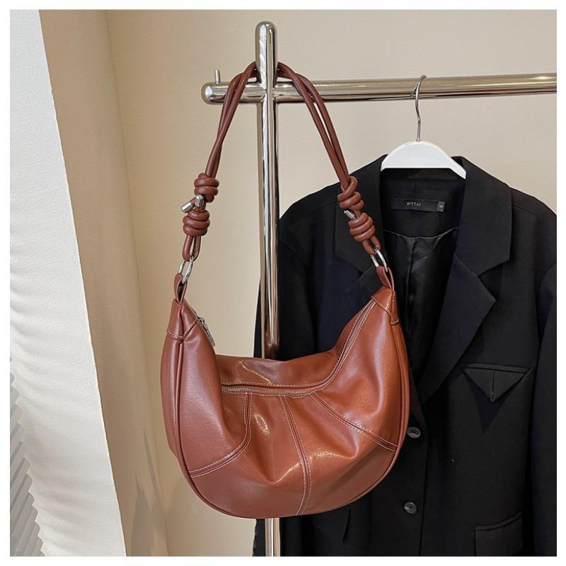 

Сумка большой вместимости женская ретро новая повседневная на плечо мессенджер нишевая дорожная сумка-пельмень