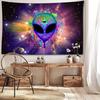 1pc Alien Purple Style Graphic Tapestry - Animal Theme Polyester Woven Wall Hanging for Bedroom, Living Room Decor - No Electricity Needed, Portrait O