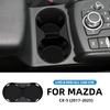KodoLab Car Accessory For Mazda CX5 2017-2025 Silicone Center Console Cup Holder Mat Anti Slip Waterproof Interior Modification